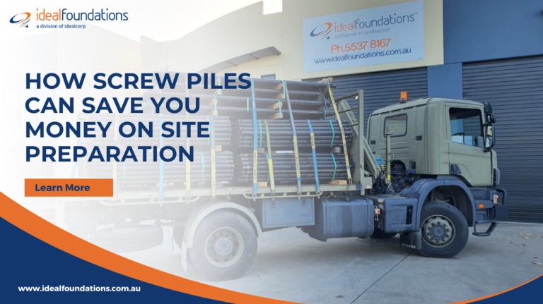 How Screw Piles Reduce Site Preparation Costs