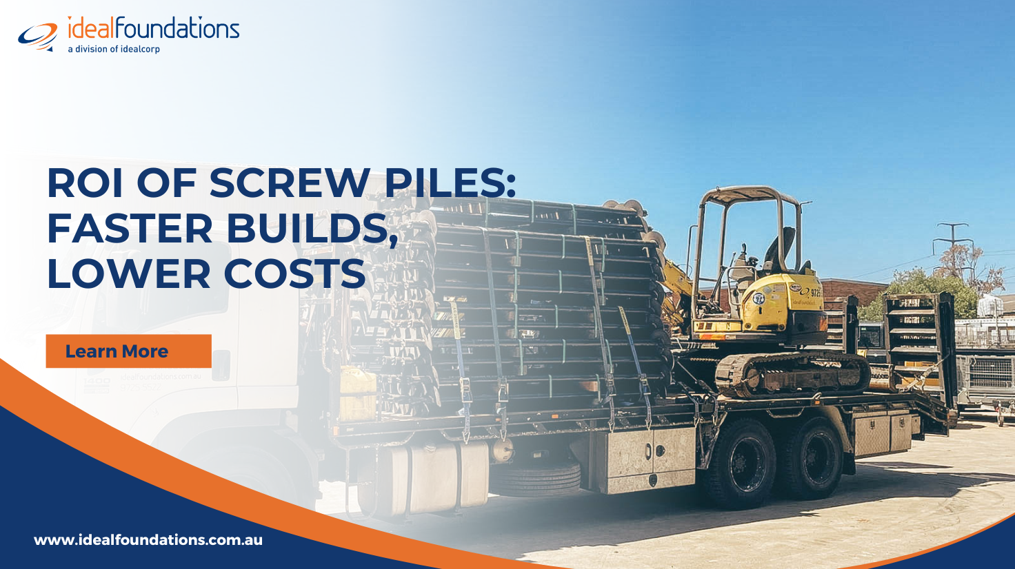 ROI of Screw Piles: Faster Builds, Lower Costs