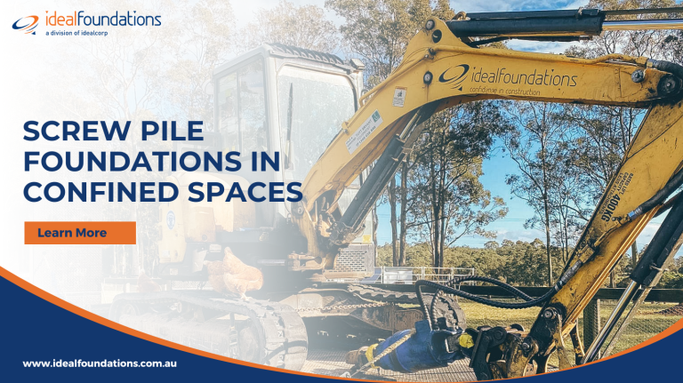 Screw Pile Foundations in Confined Spaces